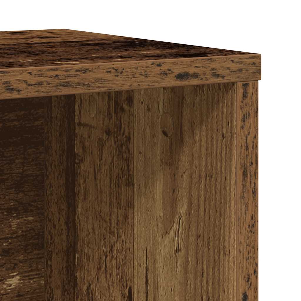 Regal za knjige boja starog drva 60x24x76,5cm konstruirano drvo