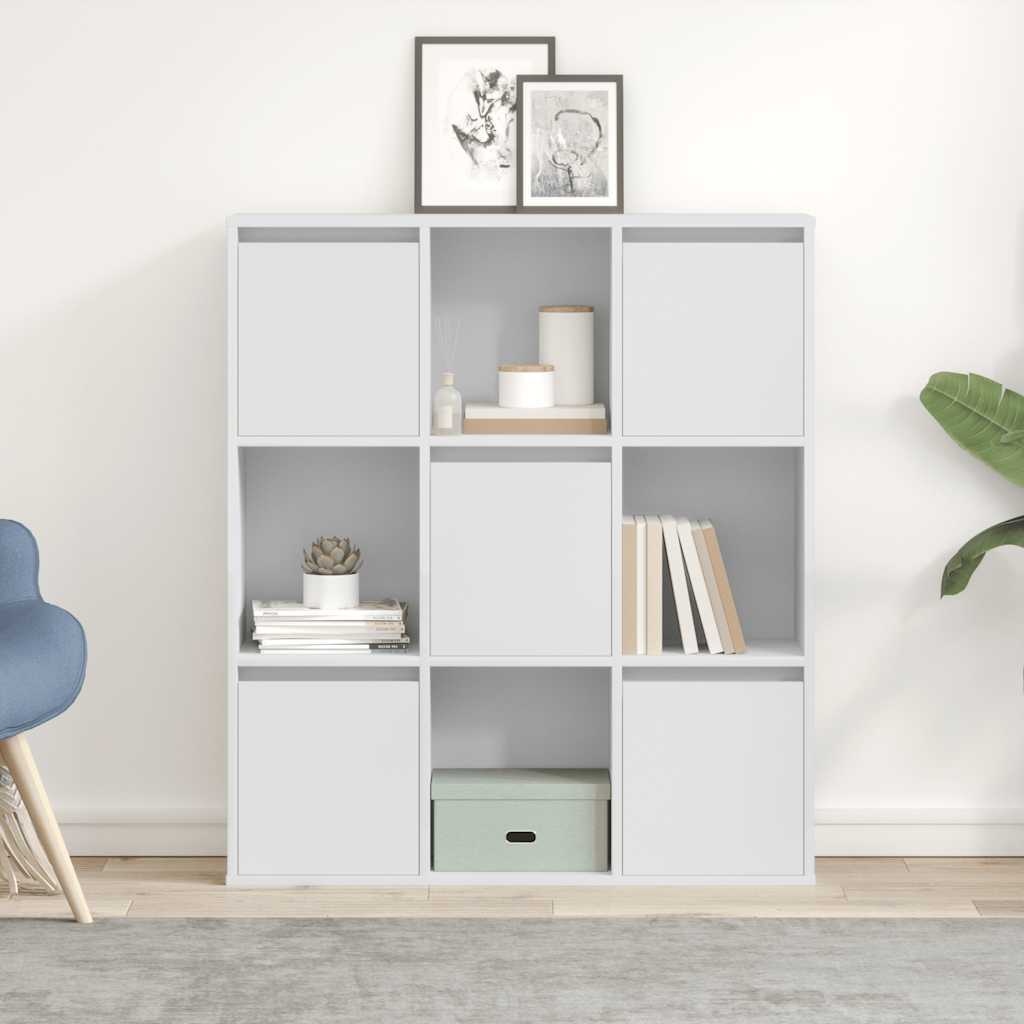 Regal za knjige bijeli 89x24x101,5 cm od konstruiranog drva