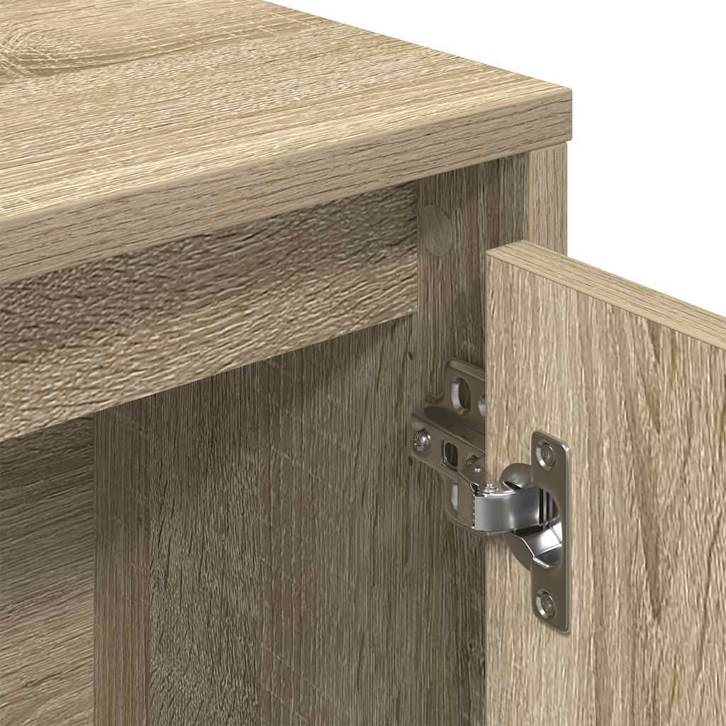 Regal za knjige boja hrasta 89x24x101,5cm od konstruiranog drva