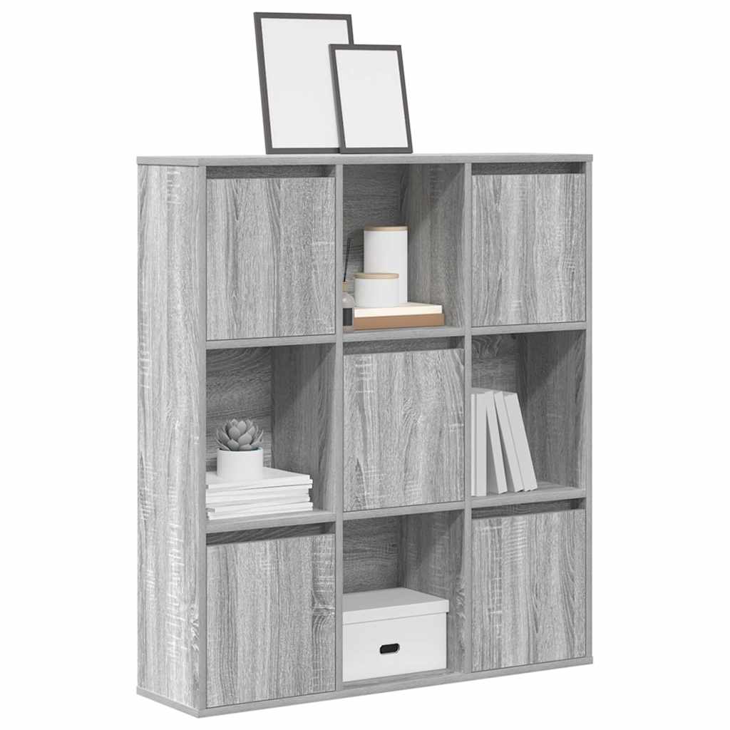 Regal za knjige boja hrasta 89x24x101,5 cm konstruirano drvo