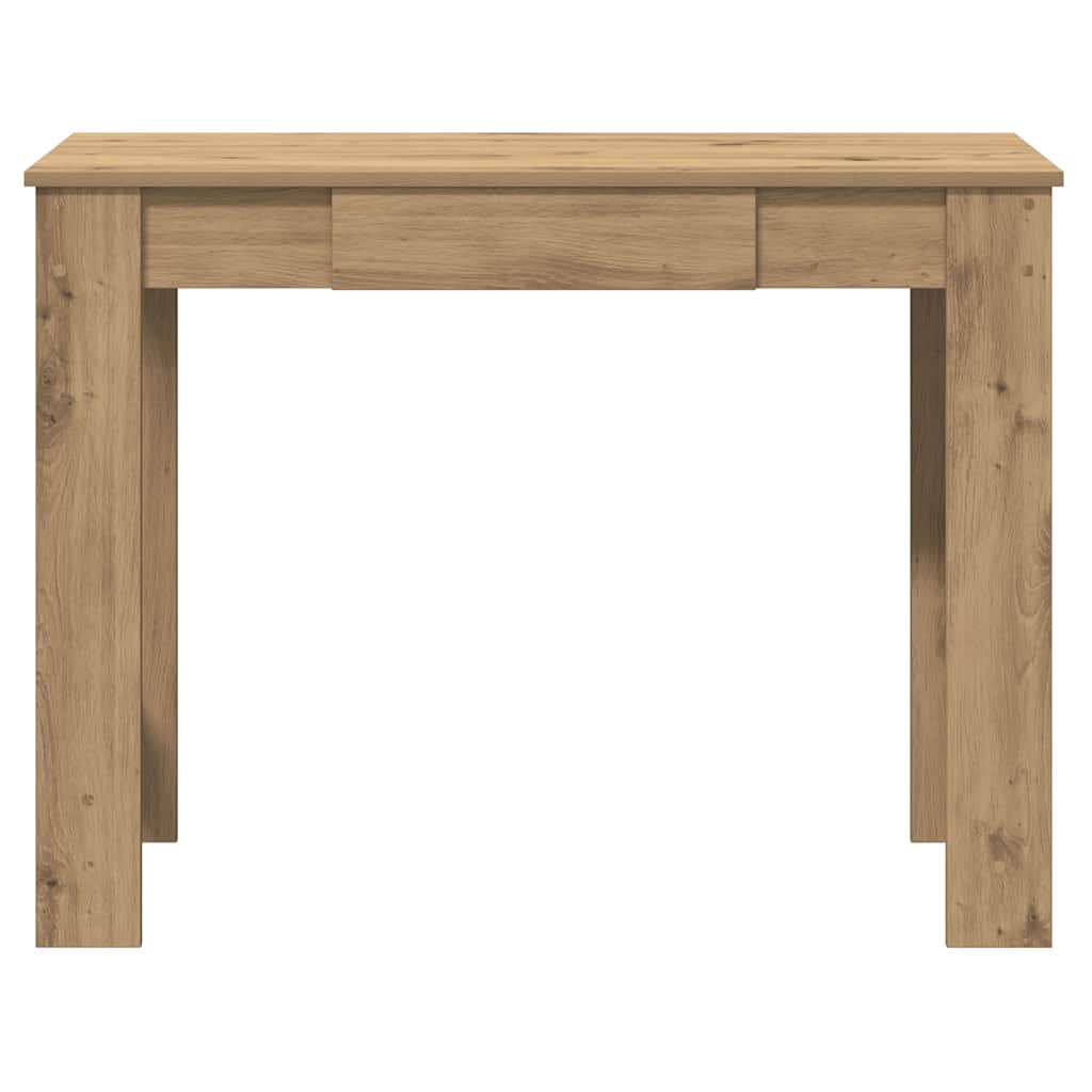 Radni stol boja hrasta artisan 100x45x75 cm konstruirano drvo
