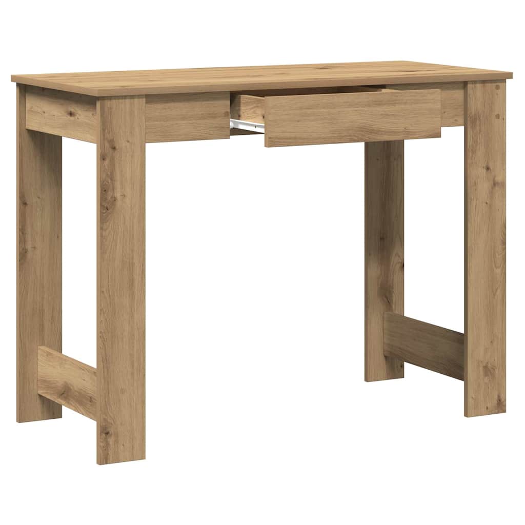 Radni stol boja hrasta artisan 100x45x75 cm konstruirano drvo