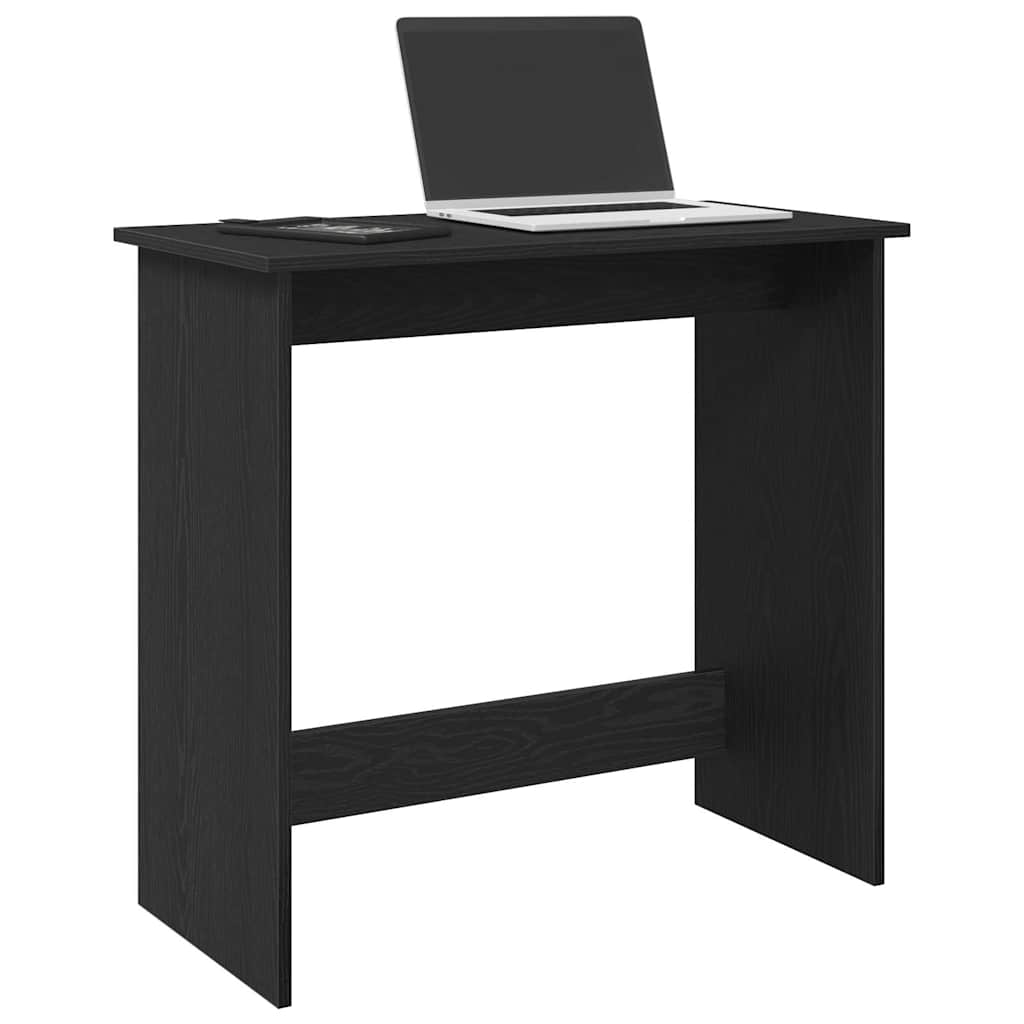 Radni stol crni 80 x 40 x 75 cm od iverice