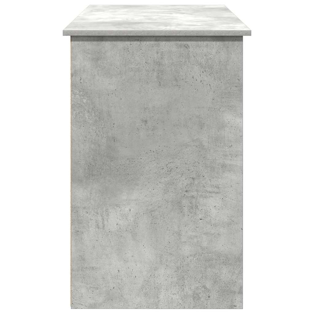 Radni stol boja betona 102 x 50 x 75 cm od konstruiranog drva
