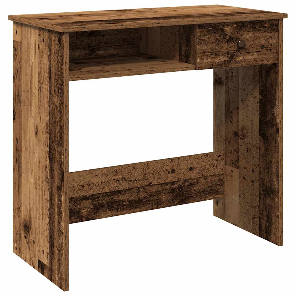 Radni stol boja starog drva 80 x 40 x 75 cm konstruirano drvo