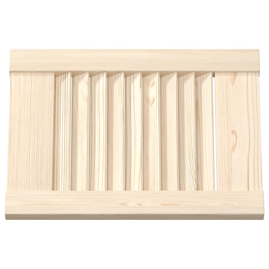 Vrata za ormarić Louvred dizajn 2 kom 39,5x29,5cm puno drvo bor