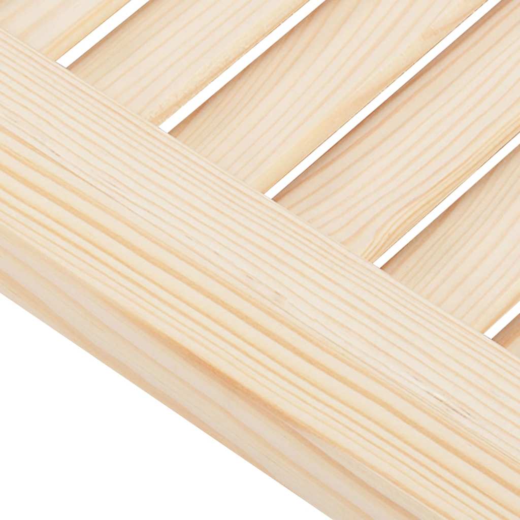 Dizajn vrata ormarića s rešetkama 61,5x29,5 cm puno drvo bor