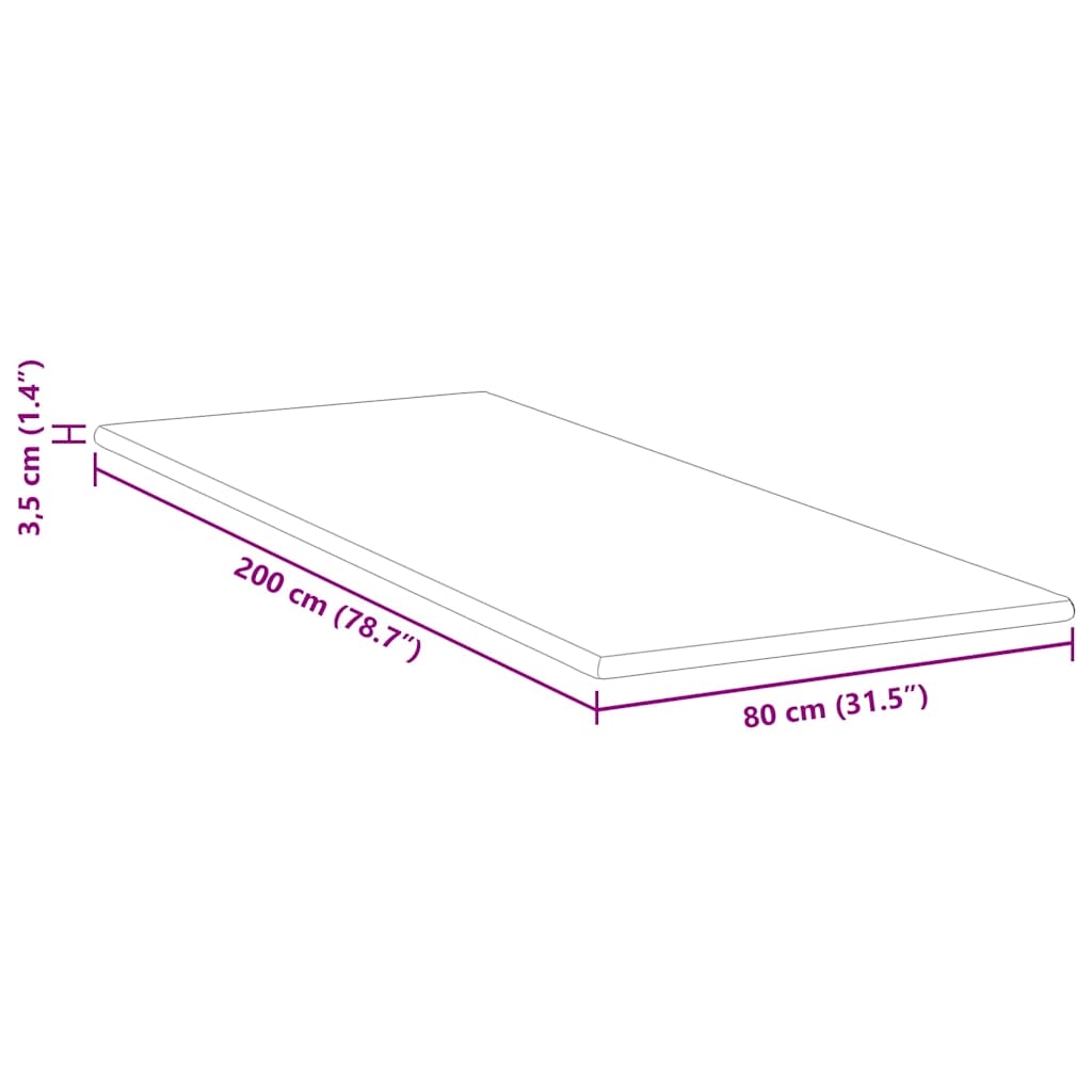 Nadmadrac Bijelo 80 x 200 cm Jakard tkanina