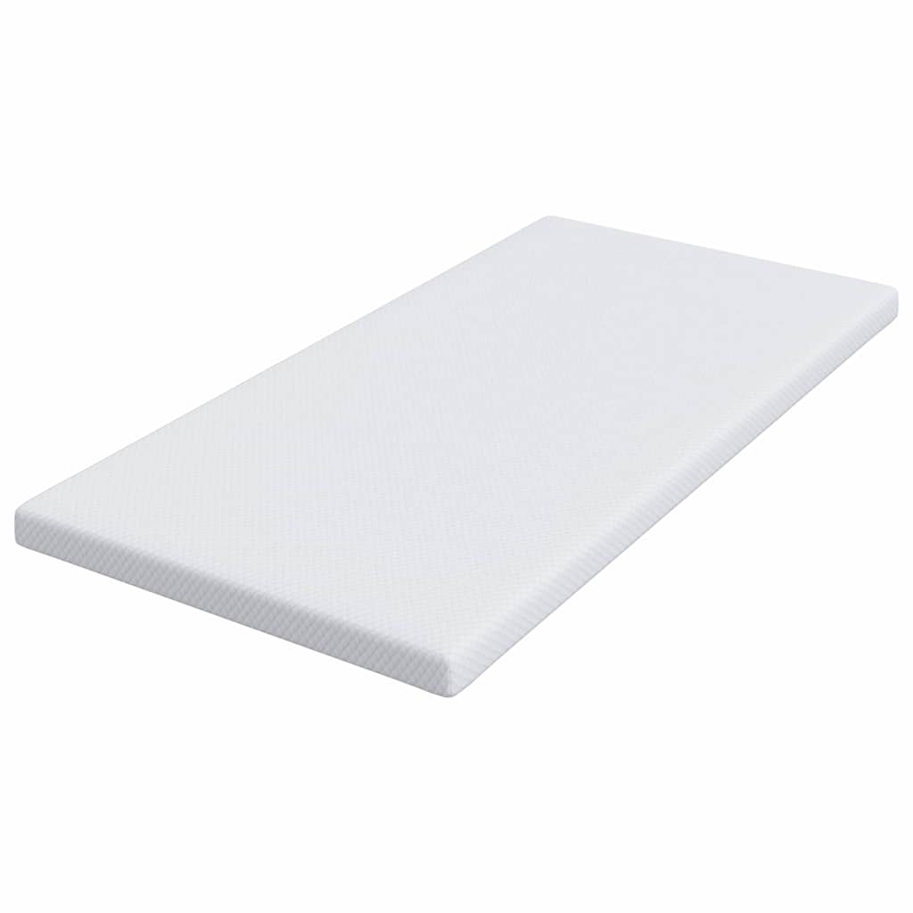 Nadmadrac od memorijske pjene 90 x 190 cm Thick Mekano Bijela