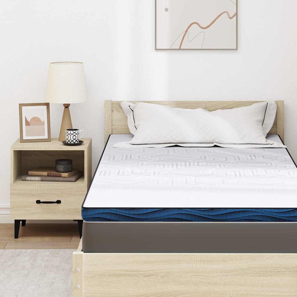 Nadmadrac Bijelo 120 x 200 cm Žakar tkanina