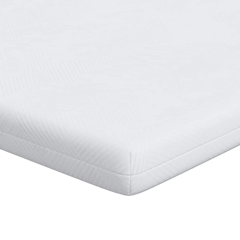 Nadmadrac Bijelo 180 x 200 cm Žakar tkanina
