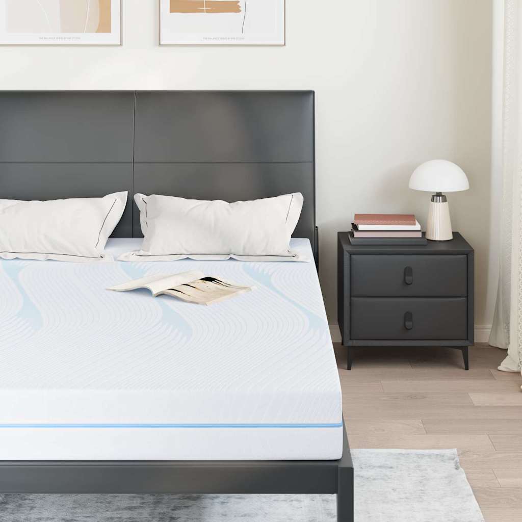 Madrac Bijelo 160 x 200 cm Žakar tkanina