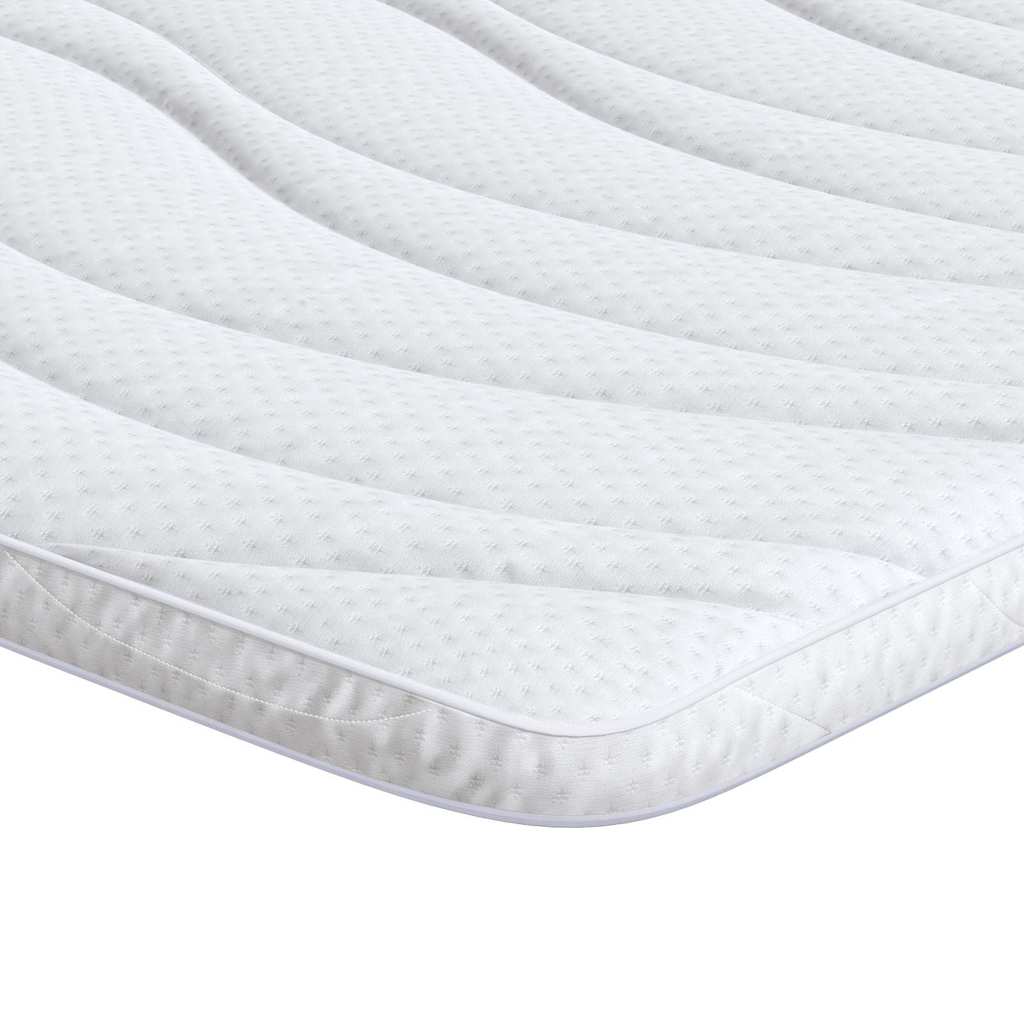 Nadmadrac Bijelo 90 x 200 cm Pleteno platno