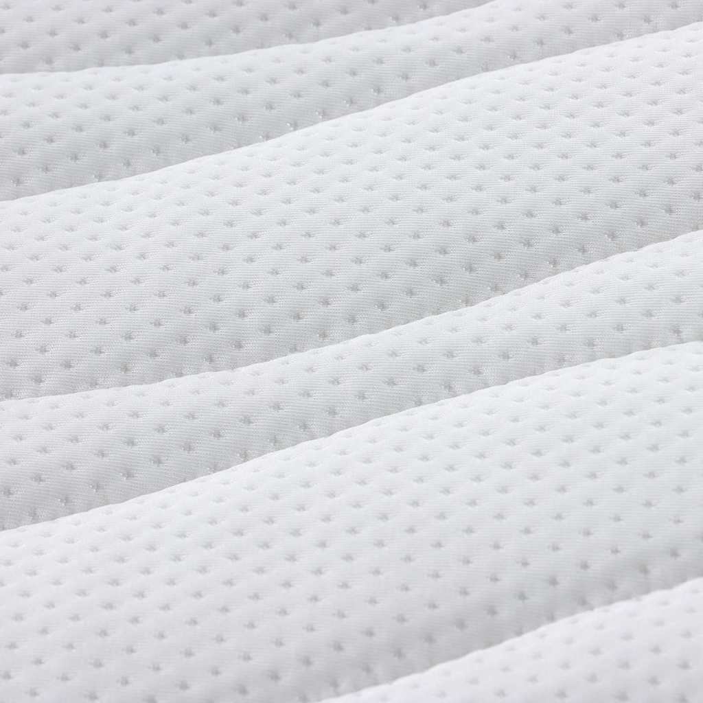 Nadmadrac Bijelo 80 x 200 cm Pleteno platno