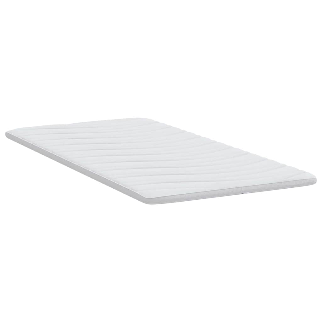 Nadmadrac Bijelo 100 x 200 cm Pleteno platno