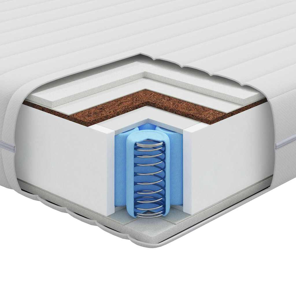 Madrac Bijeli 140 x 190 cm Pocket opruga
