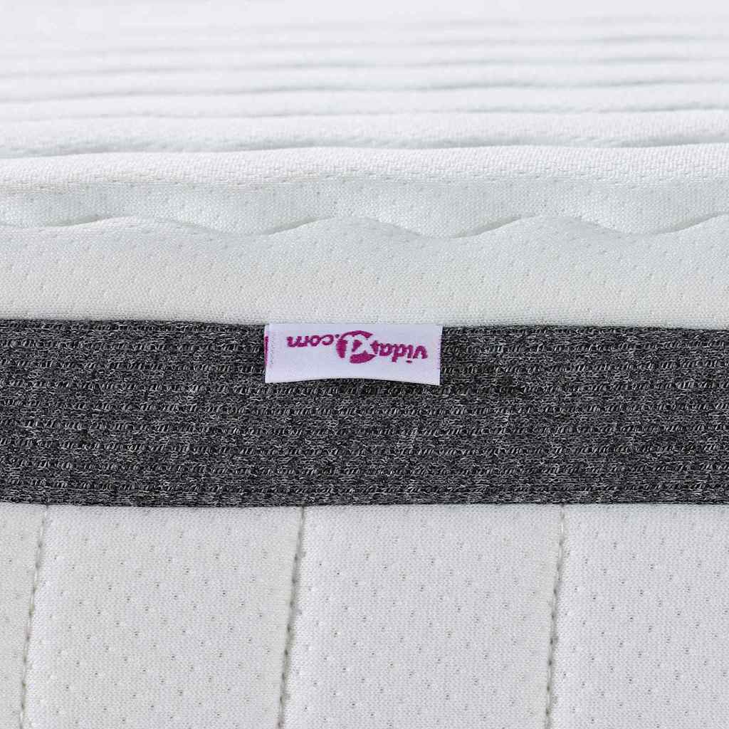 Madrac 2 pcs Bijela i siva 60 x 200 cm Bonell opruga