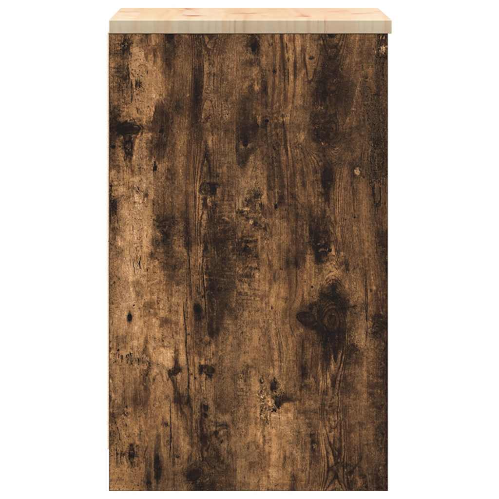 Garažni ormar za odlaganje 40x51x85 cm masivne borovine