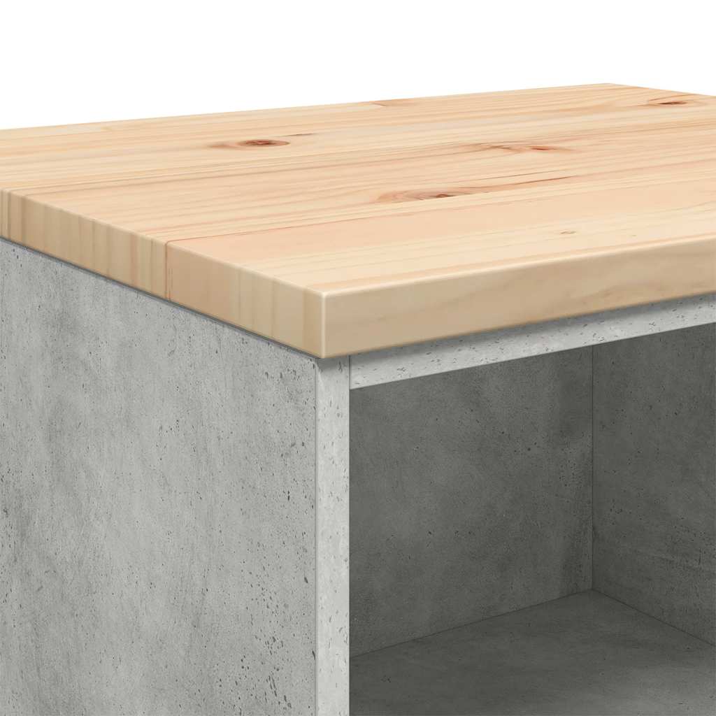 Garažni ormar za odlaganje 60x51x85 cm masivne borovine