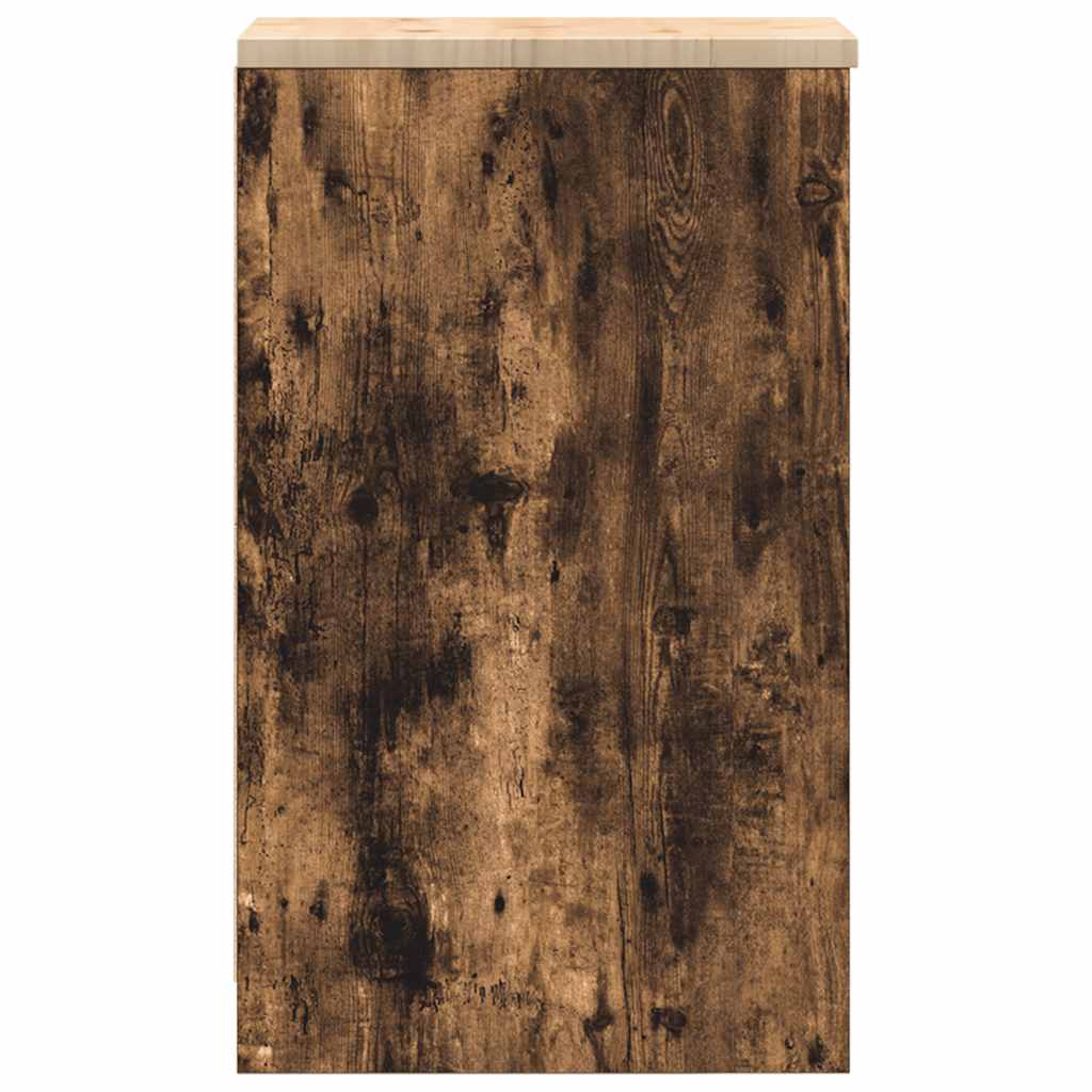 Garažni ormar za odlaganje 30x51x85 cm masivne borovine