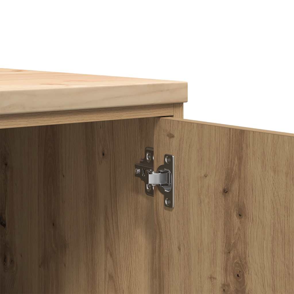 Garažni ormar za odlaganje 30x51x85 cm masivne borovine