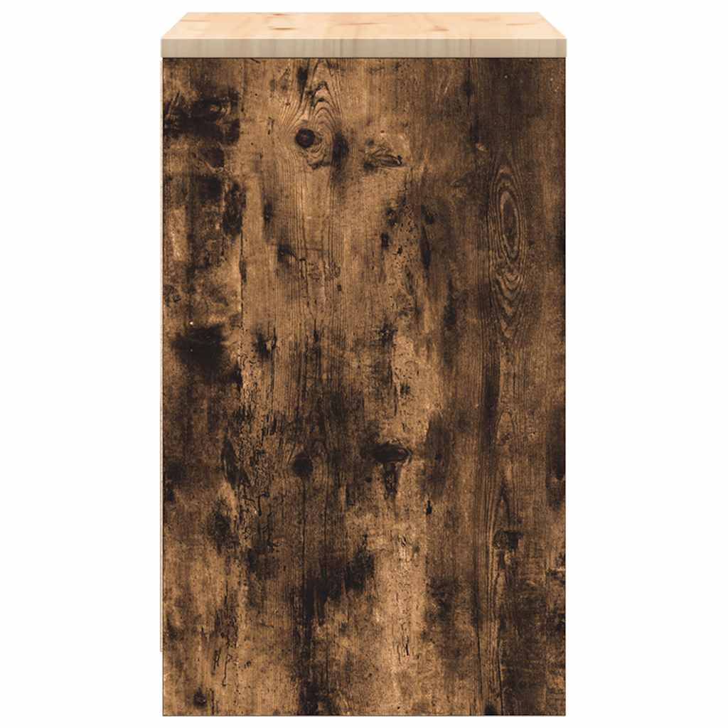 Garažni ormar za odlaganje 60x51x85 cm masivne borovine
