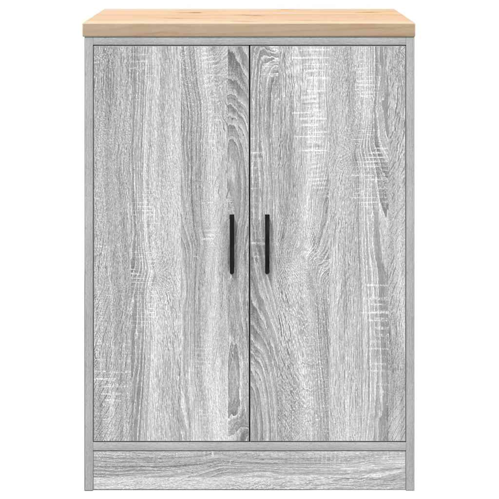 Garažni ormar za odlaganje 60x51x85 cm masivne borovine