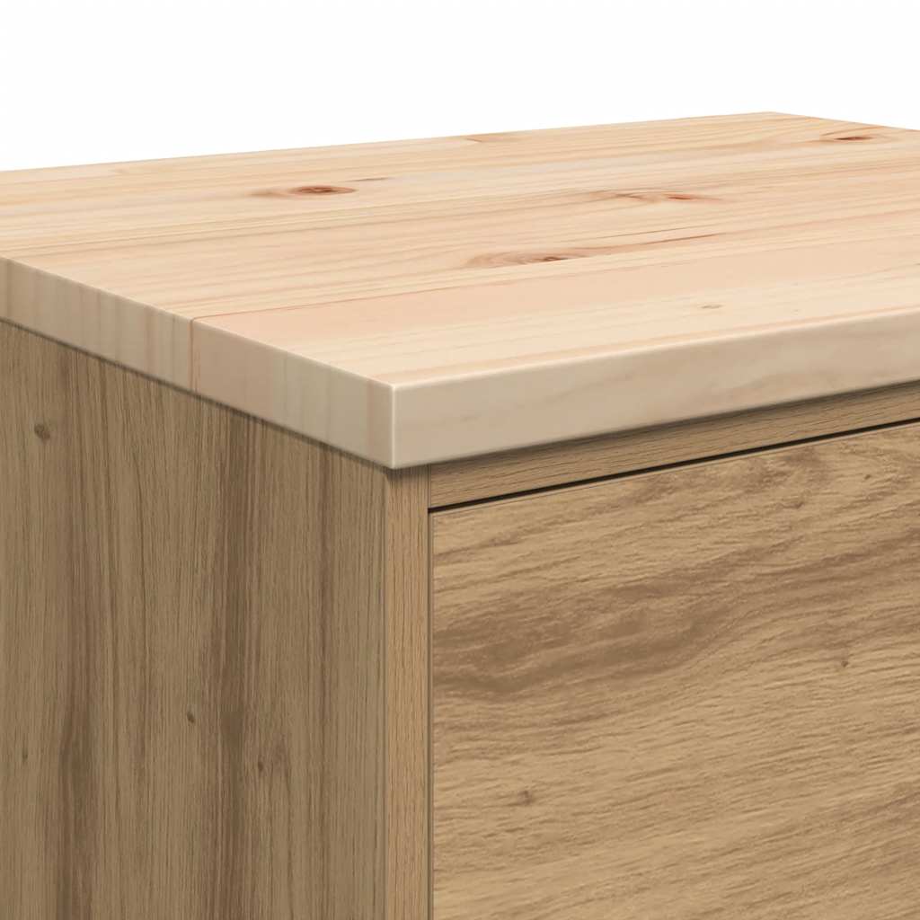 Garažni ormar za odlaganje 60x51x85 cm masivne borovine