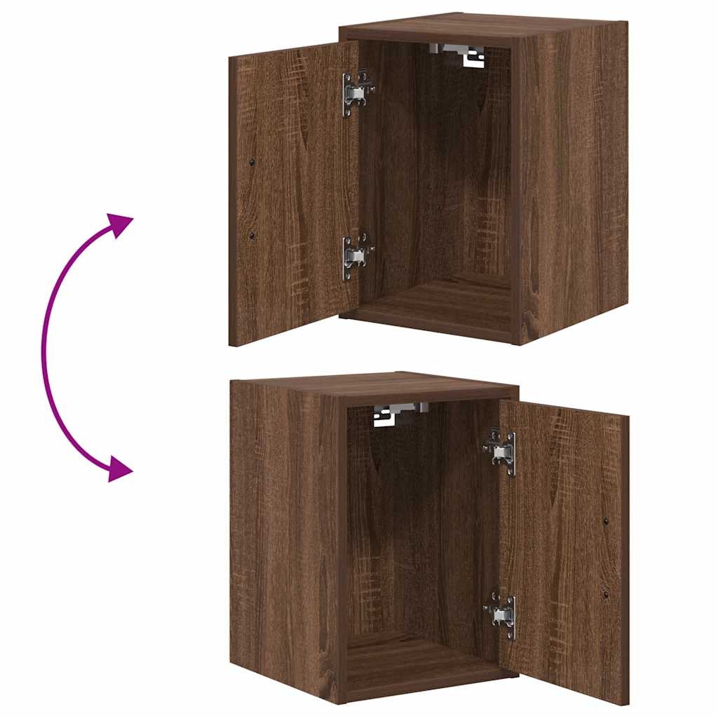 Garažni zidni ormarići 2 kom od konstruiranog drva
