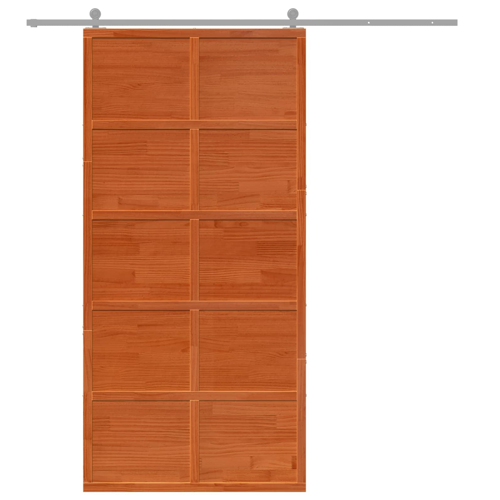 Vrata staje Voštanosmeđa 100 x 208 cm Masivna borovina