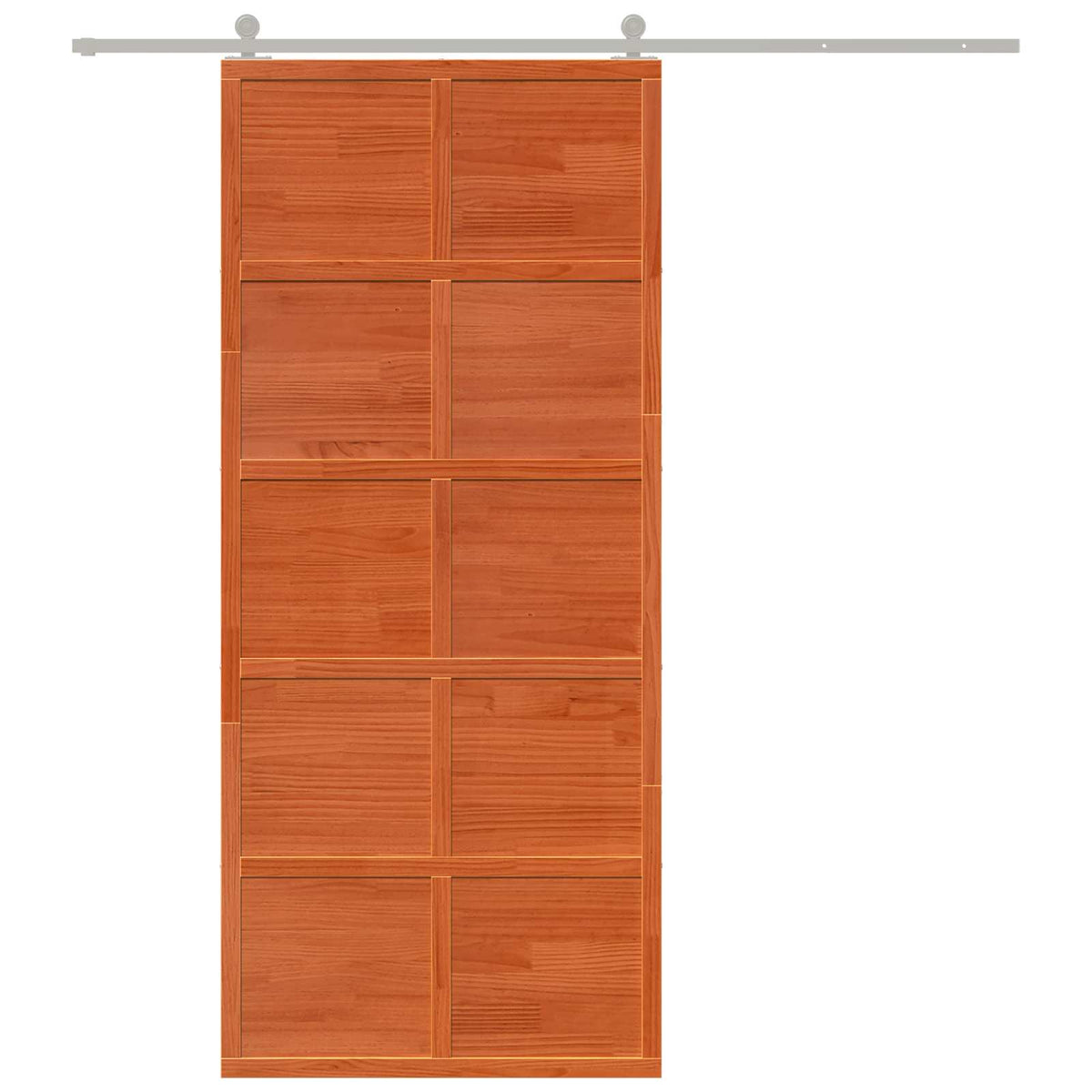 Vrata staje Voštanosmeđa Masivna borovina 90 x 208 cm