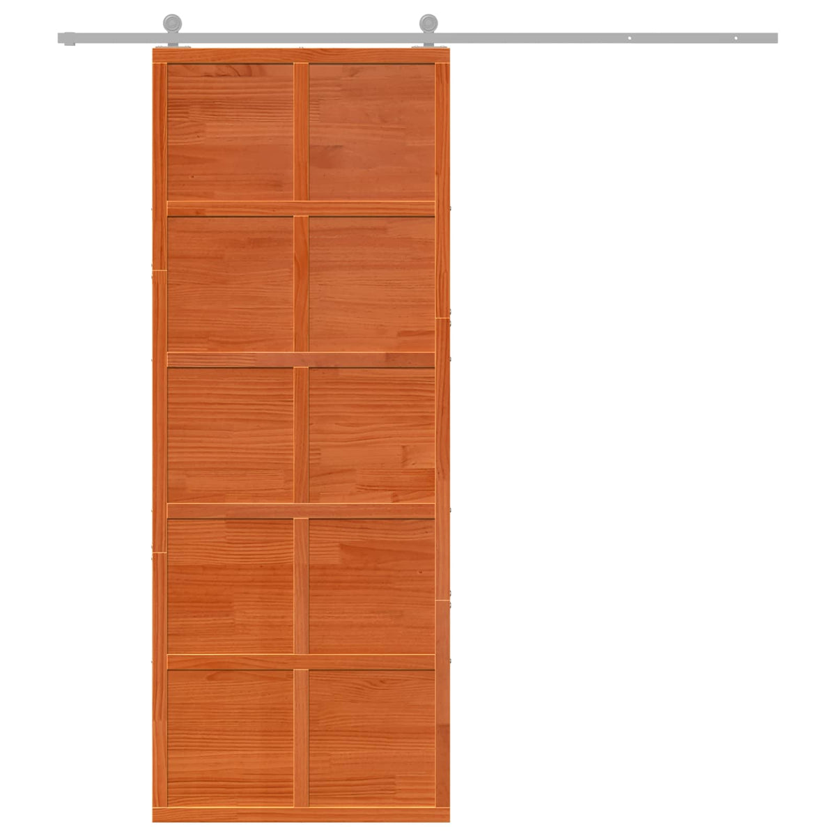 Vrata staje Voštanosmeđa Masivna borovina 80 x 208 cm