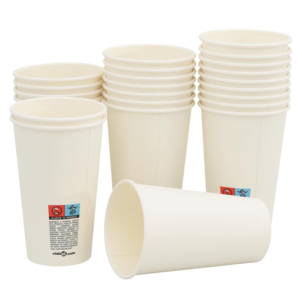 papirnate šalice za kavu s poklopcima 1000 kom 16 oz 400 ml