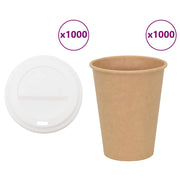 papirnate šalice za kavu s poklopcem 1000 kom 12 oz 300 ml