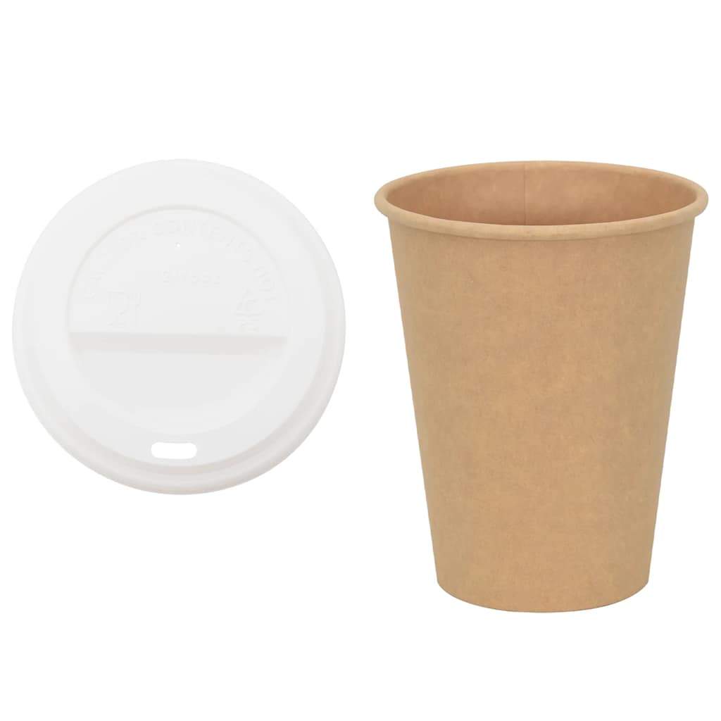 papirnate šalice za kavu s poklopcem 1000 kom 12 oz 300 ml