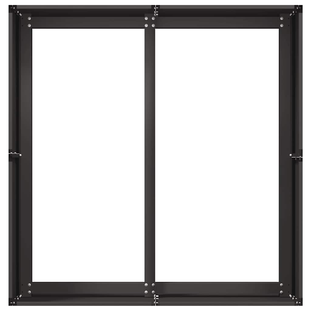 Sadilica crna 80x80x40 cm od hladno valjanog čelika