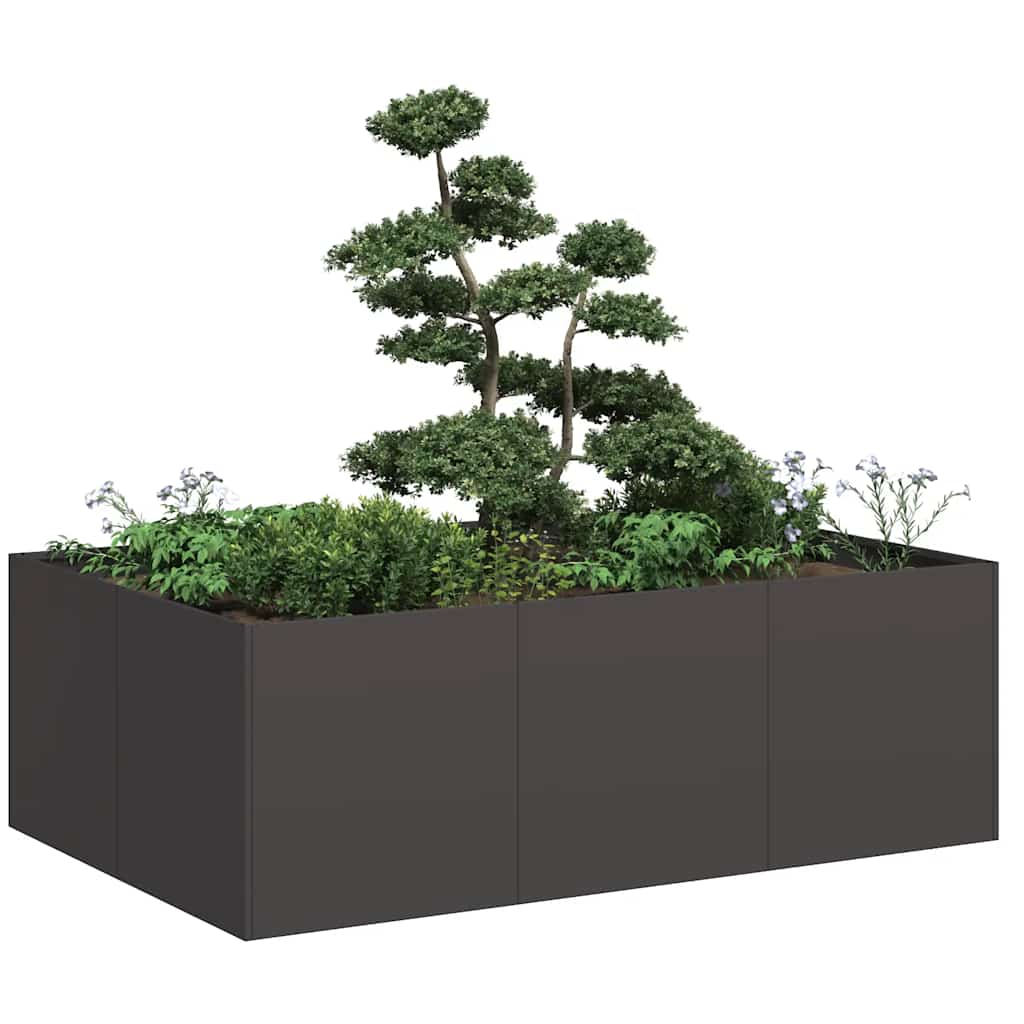 Sadilica crna 120x80x40 cm od čelika