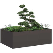 Sadilica crna 120x80x40 cm od čelika