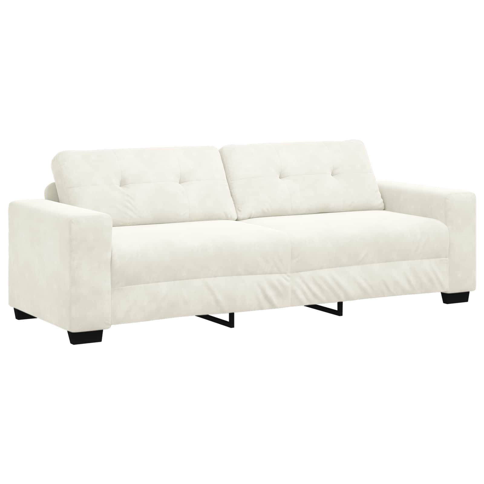 Set sofe 3 pcs Krema 221 x 80 x 80 cm Baršun