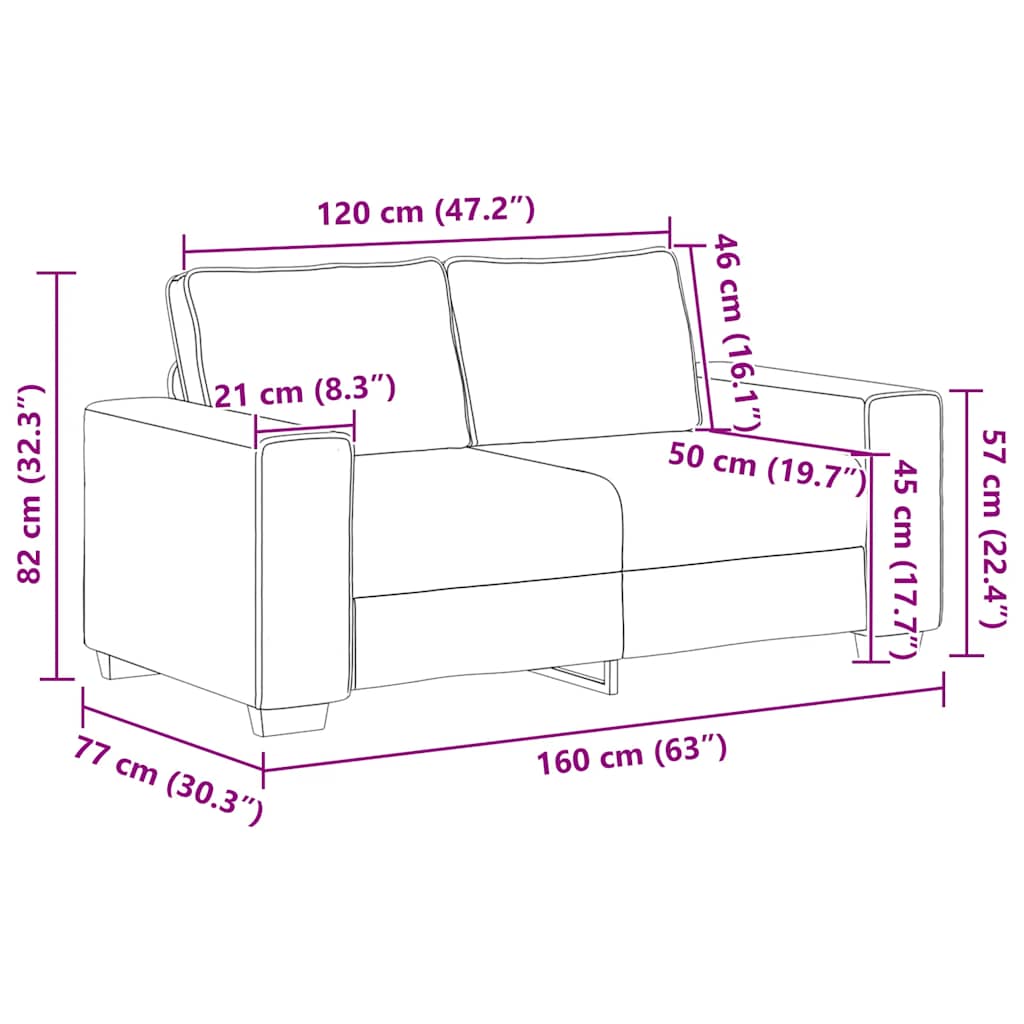 3-dijelni set sofa s jastucima, tamno siva tkanina