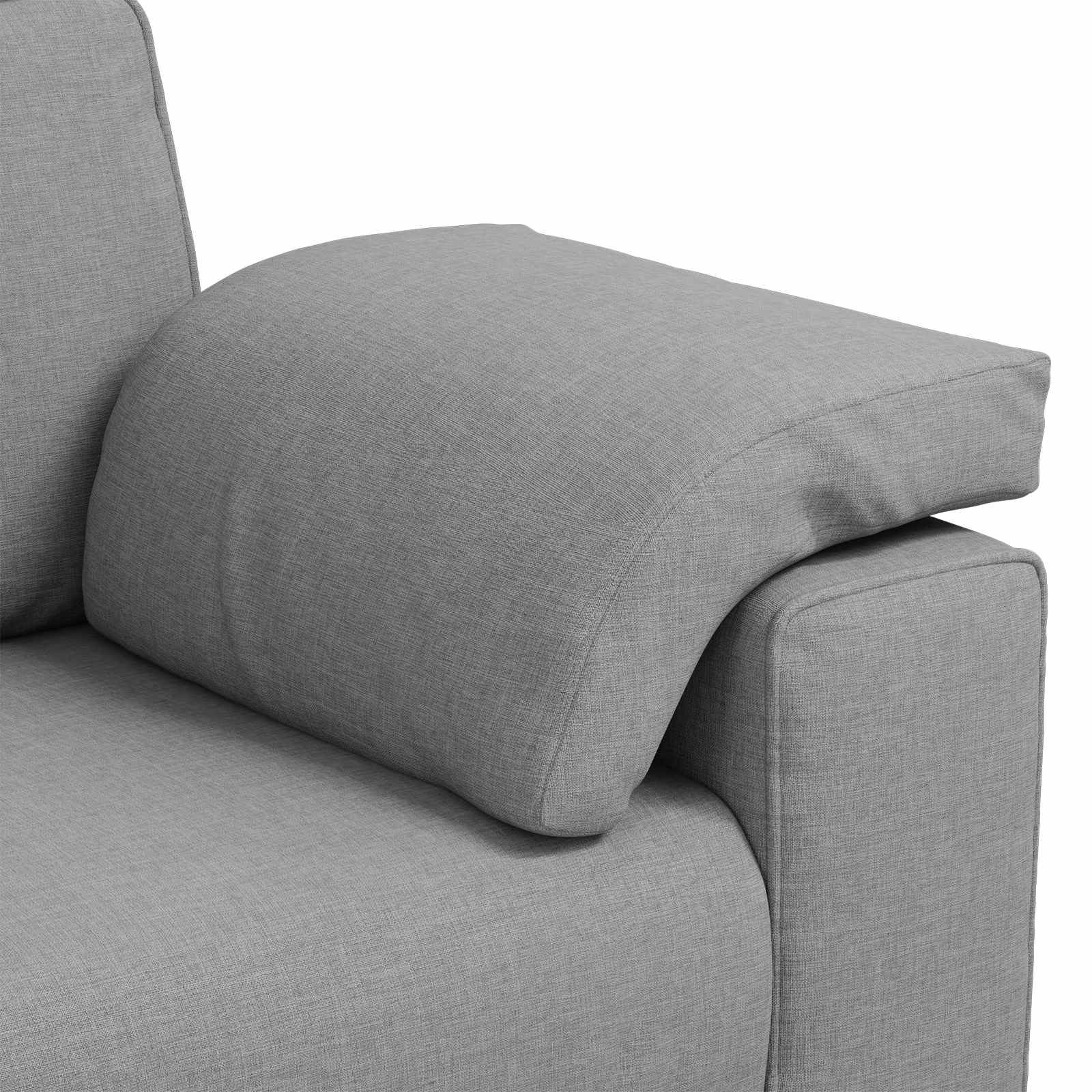 Sofa 3 kom. Oblačnosiva Platnasta tkanina
