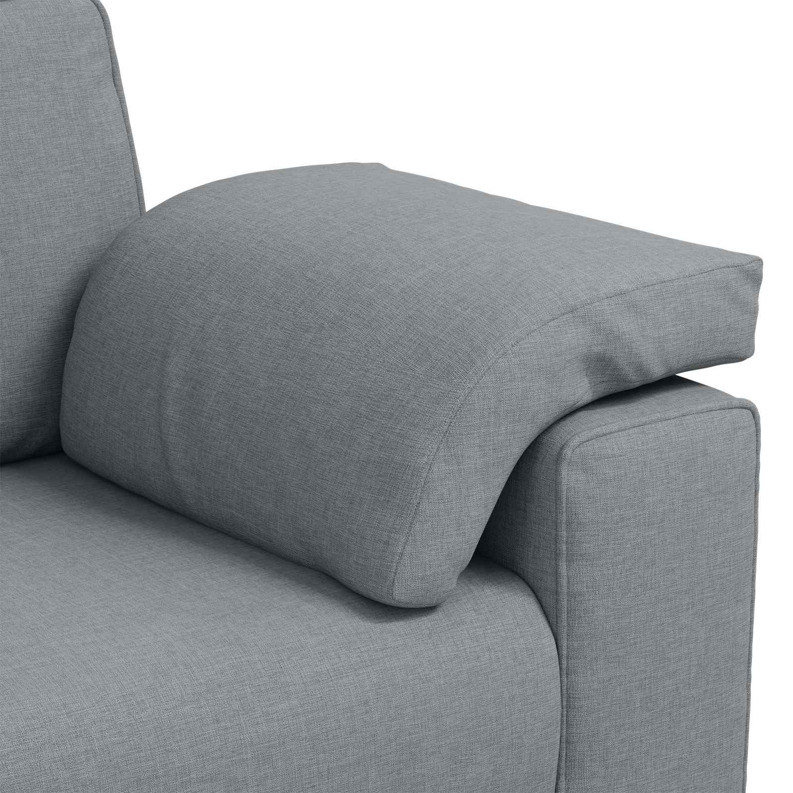 Sofa 2 pcs Svijetlo siva 219 x 80 x 82 cm tkanina