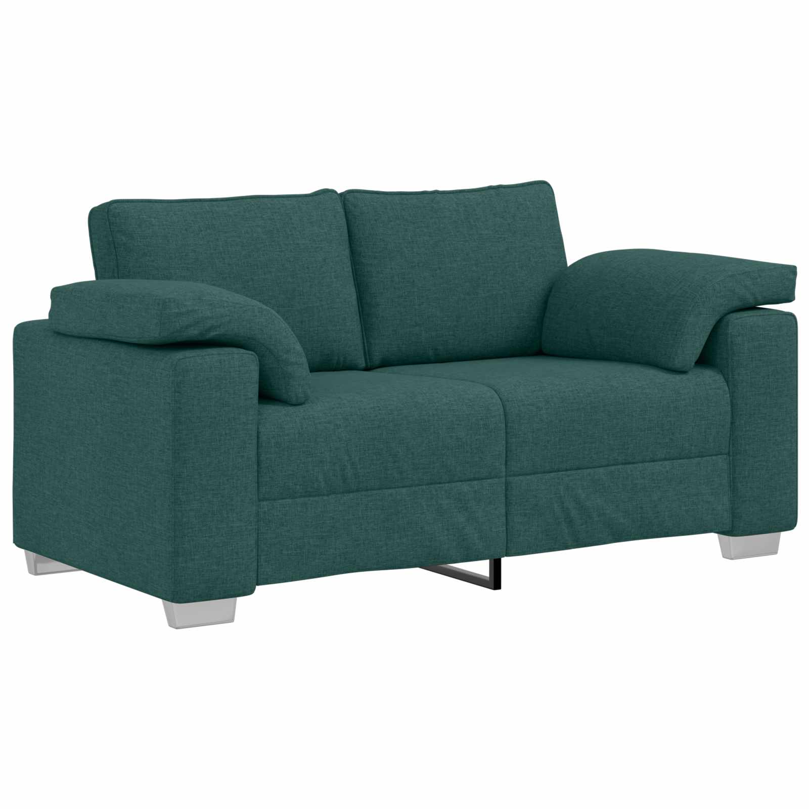 Sofa 2 pcs Tamnozelena 219 x 80 x 82 cm tkanina