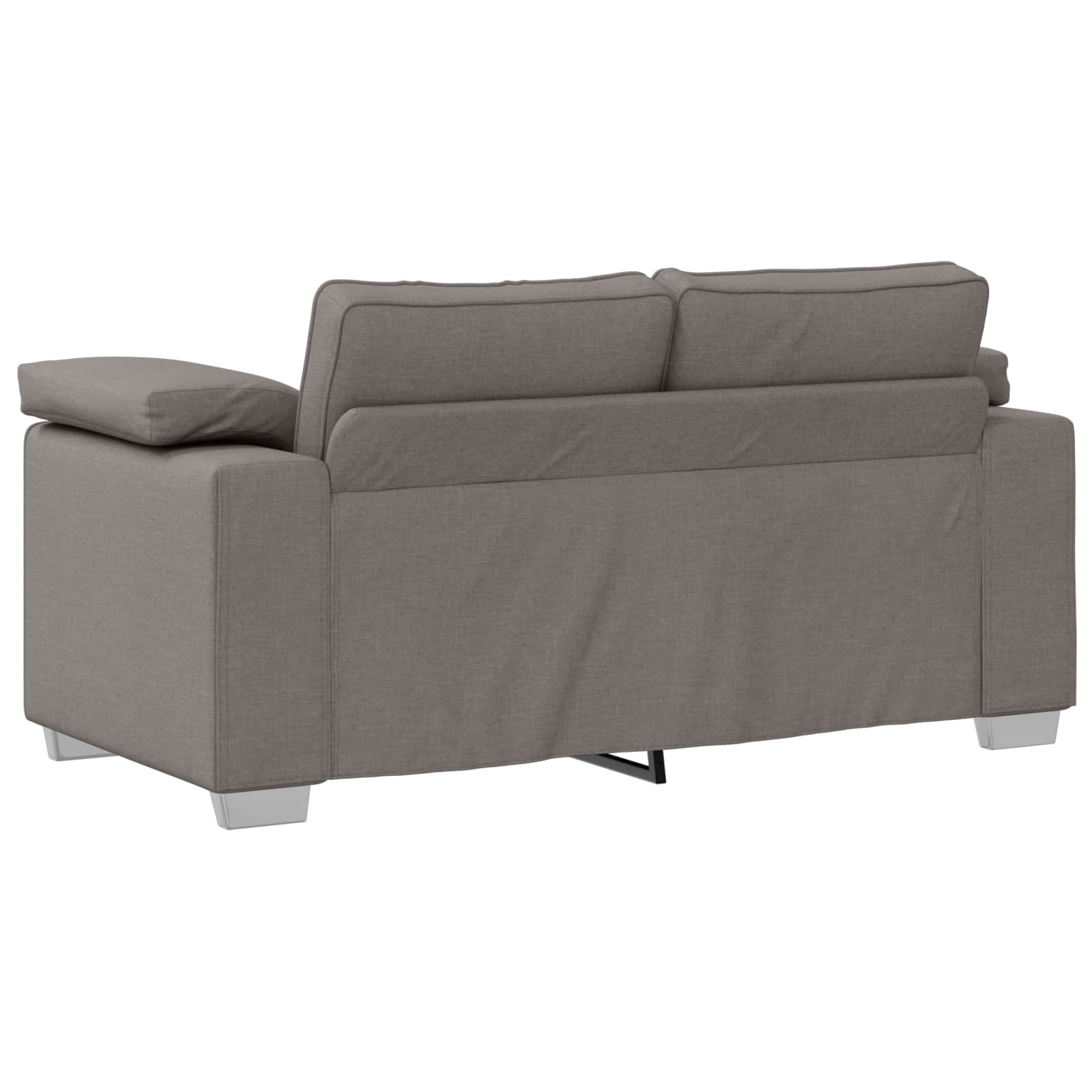 Sofa 2 pcs Sivo-smeđa 219 x 80 x 82 cm tkanina