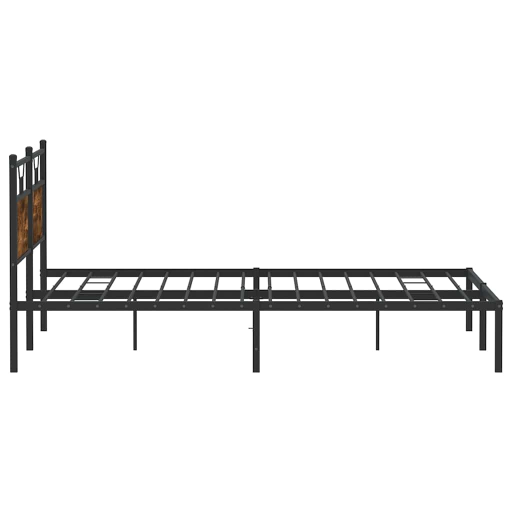 Okvir kreveta bez madraca boja hrasta 183x213 cm drveni