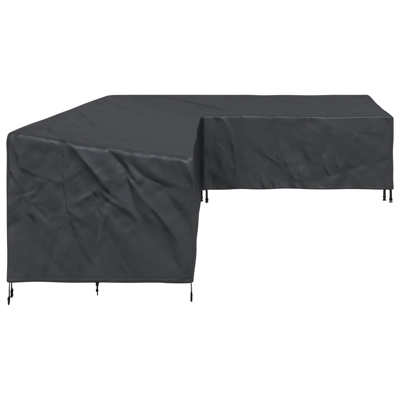 Pokrov za namještaj Crna 355 x 275 x 80 cm 600D Oxford tkanina