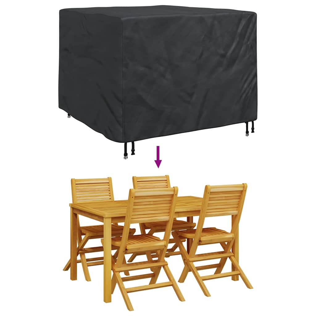 Pokrov za namještaj Crna 125 x 125 x 74 cm 420D Oxford tkanina