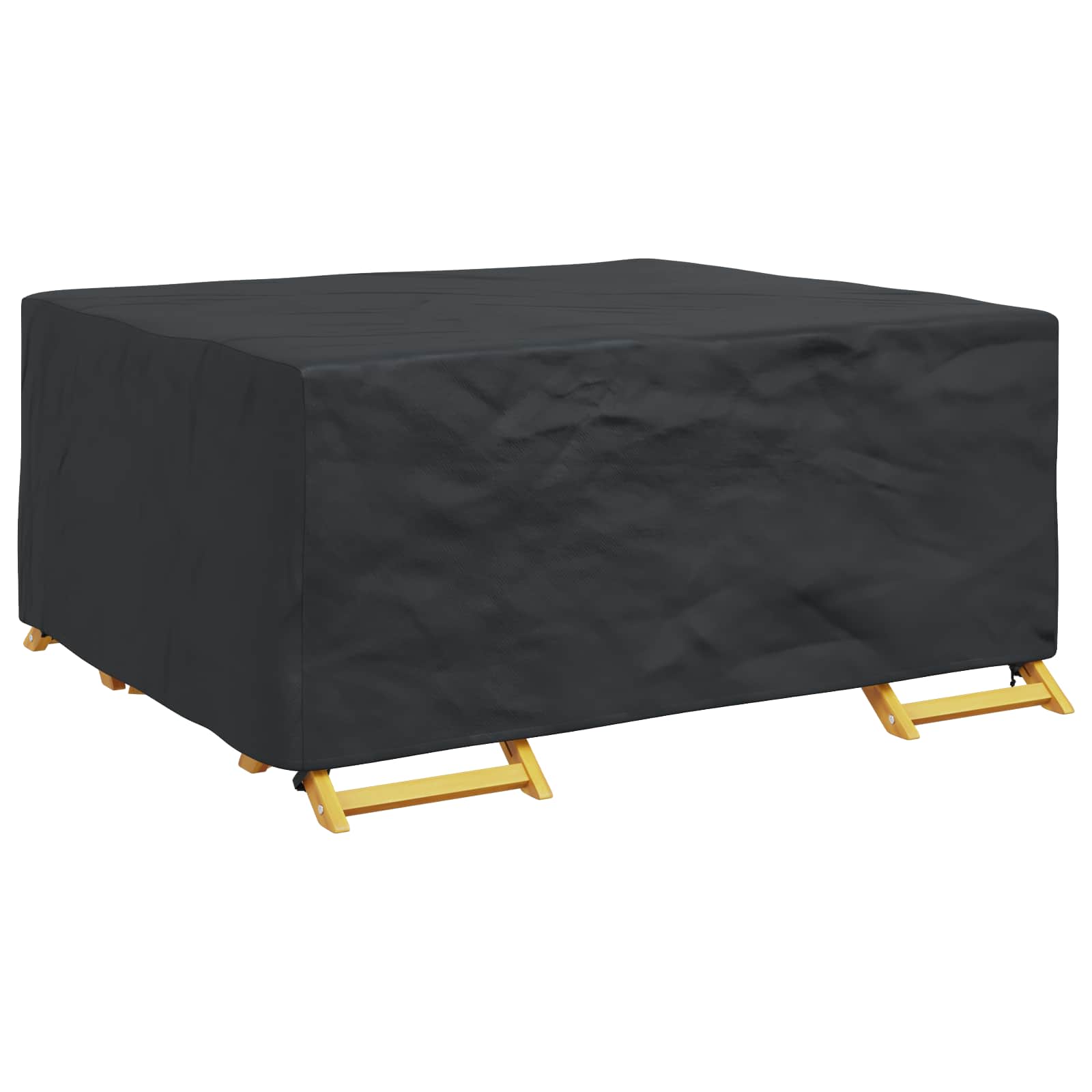 Pokrov za namještaj Jednobojno Crna 200 x 150 x 85 cm 210D