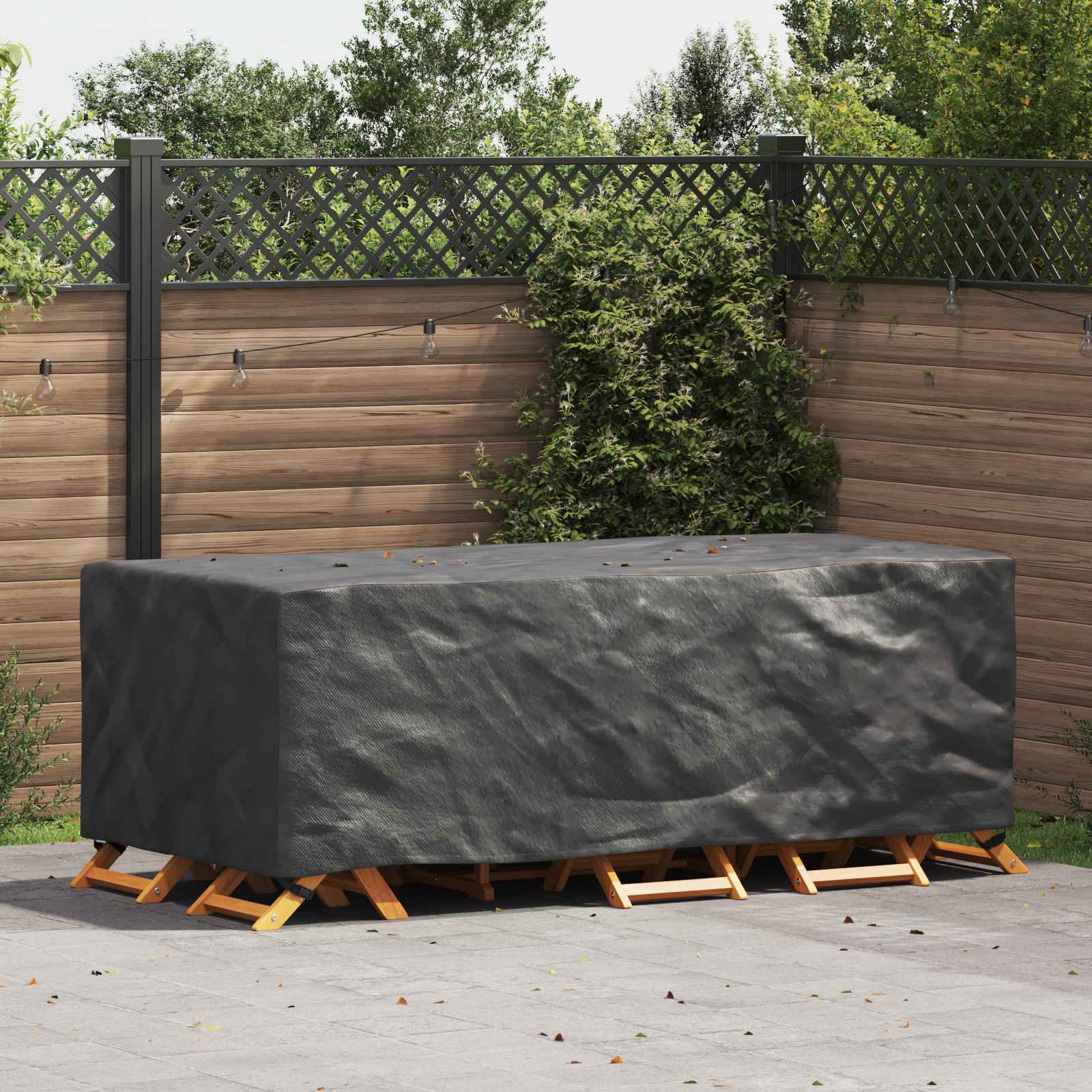 Pokrov za namještaj Jednobojno Crna 229 x 113 x 73 cm 210D