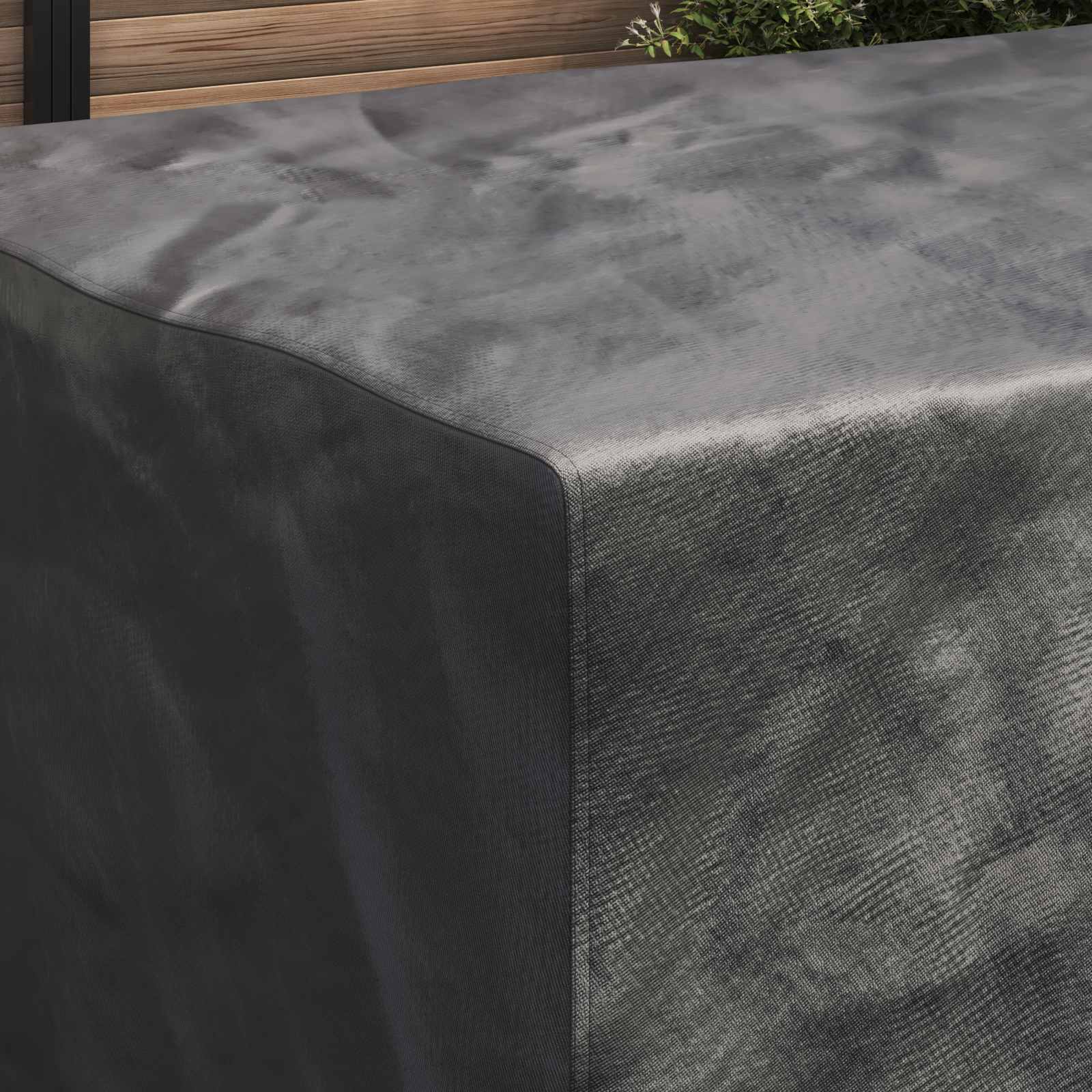 Pokrov za namještaj Jednobojno Crna 230 x 165 x 80 cm 210D
